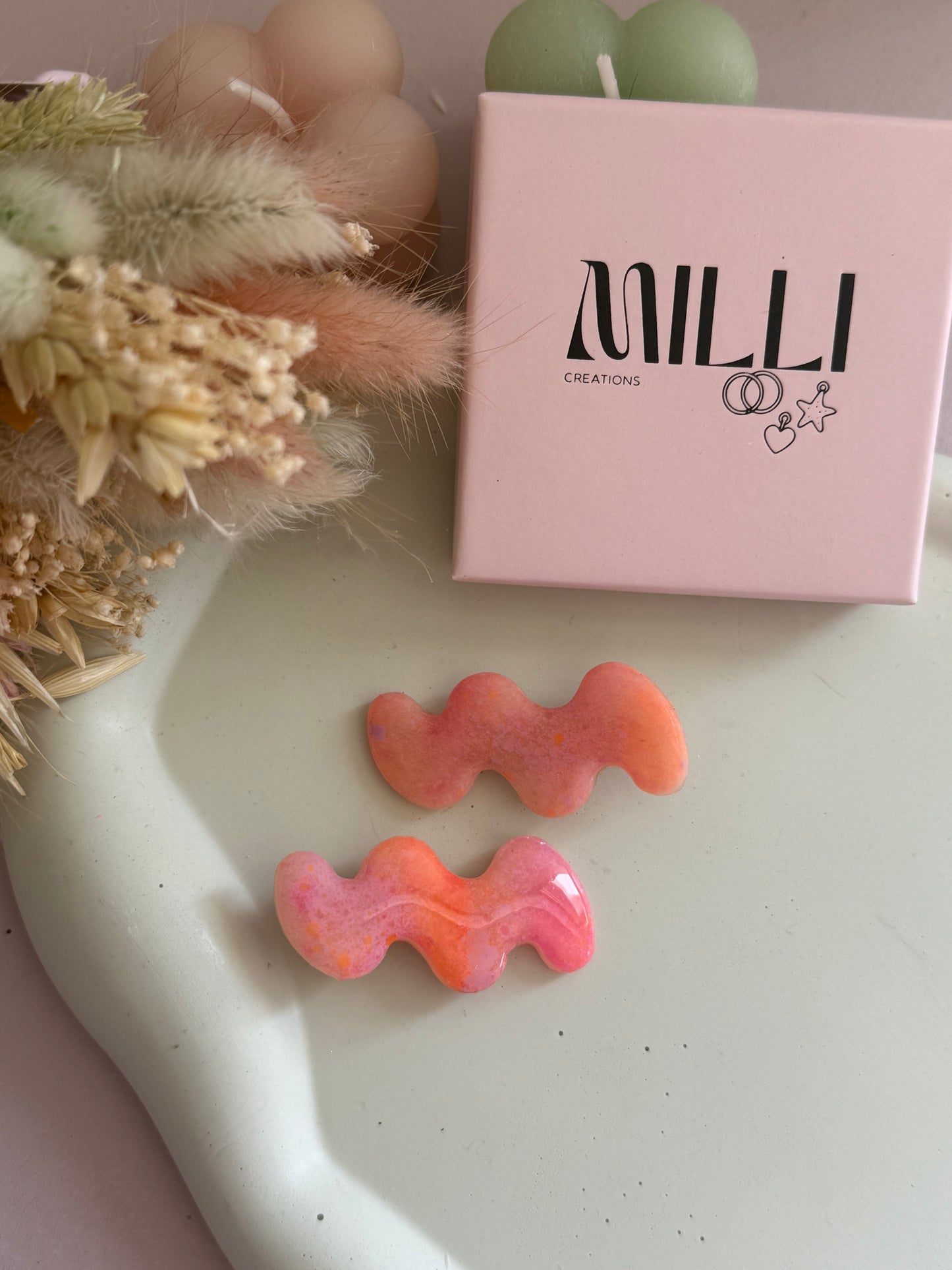 Barrette cheveux Cara taches peinture