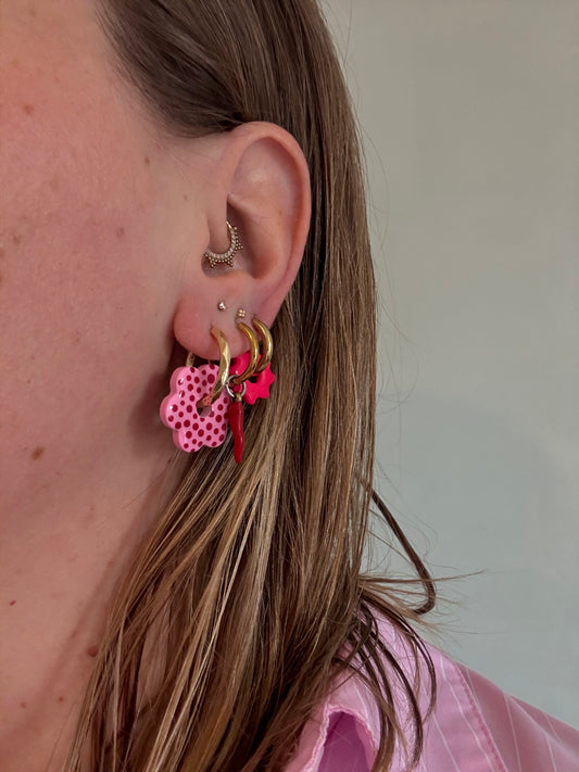 Charms Lucinda Rose pois rouges