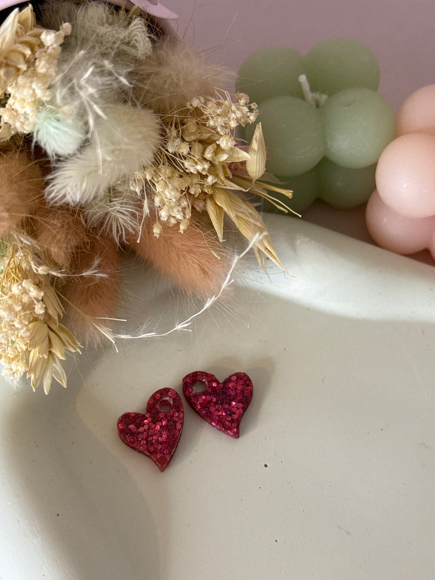 Charms Abby Rouge Paillettes