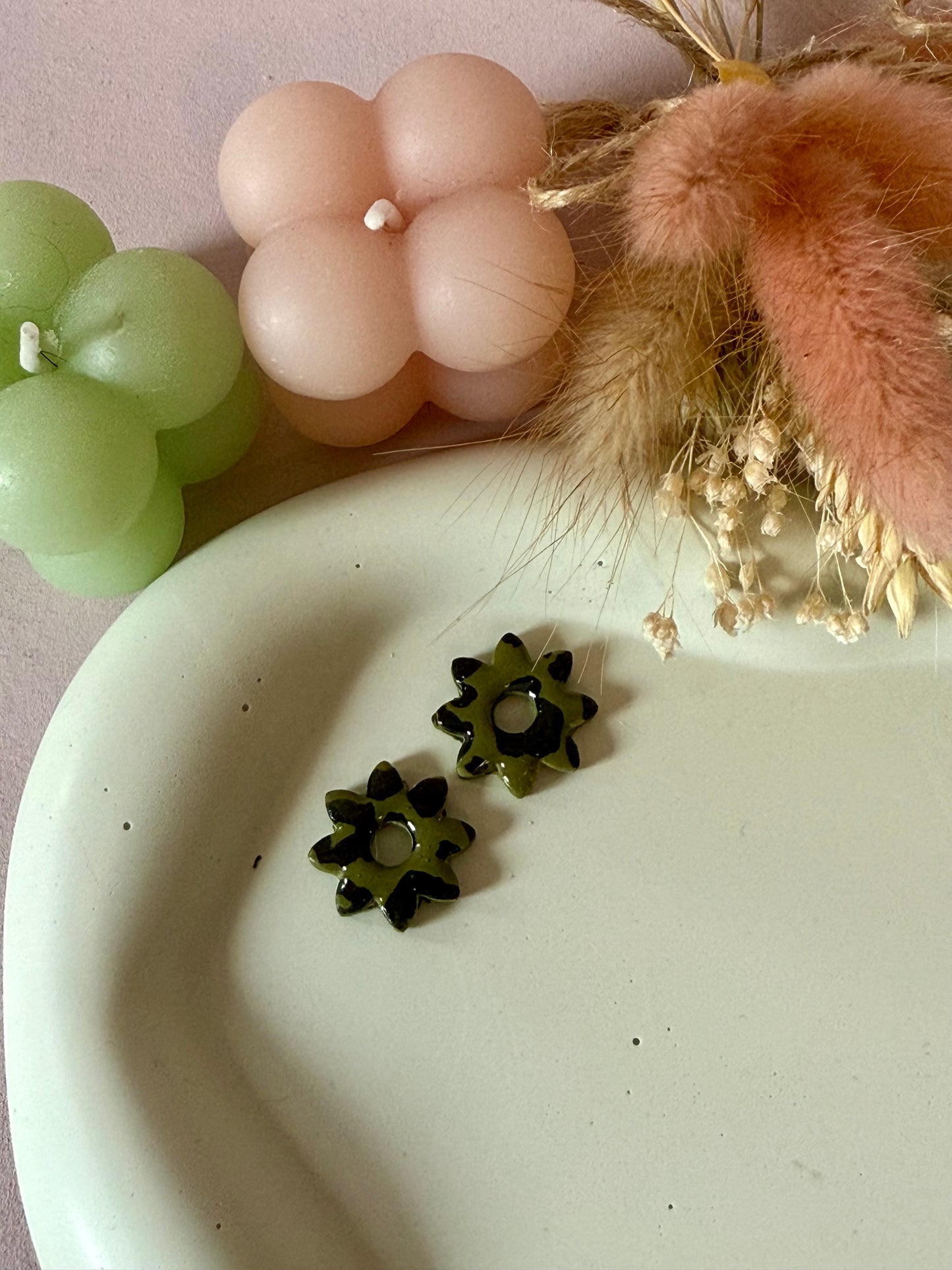 Charms Hélie Léopard Kaki