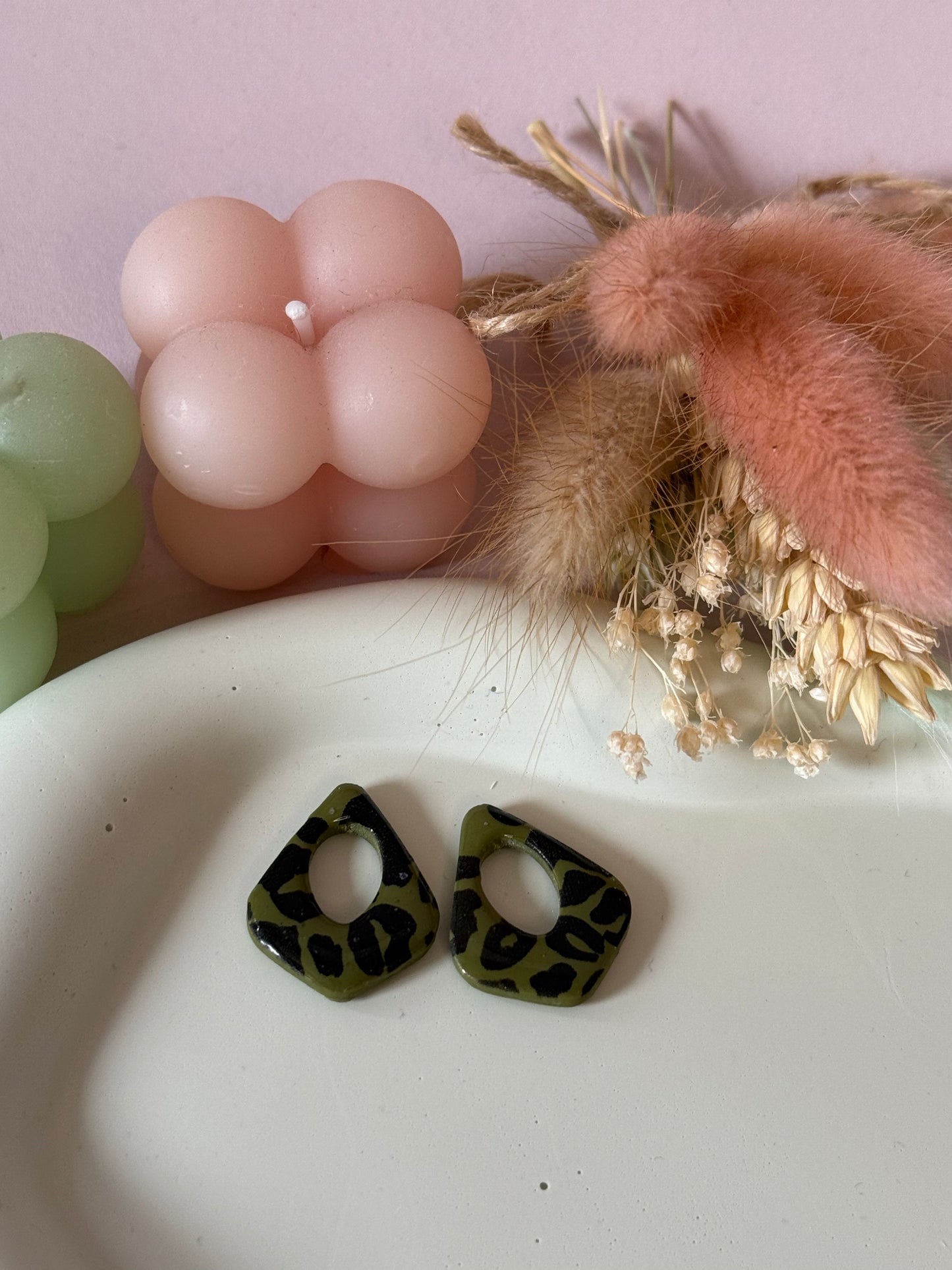 Charms Paloma Léopard Kaki