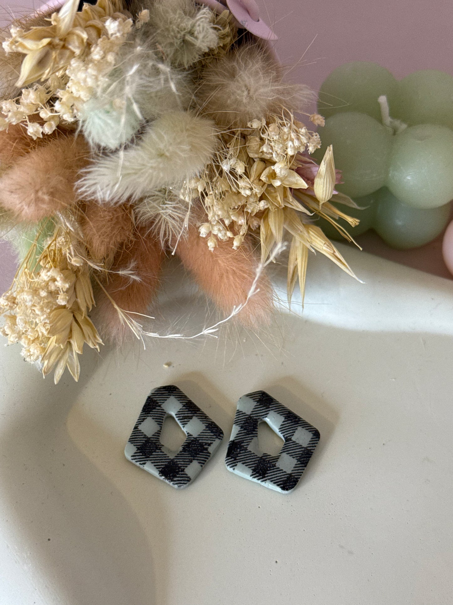 Charms Eva sauge Damier