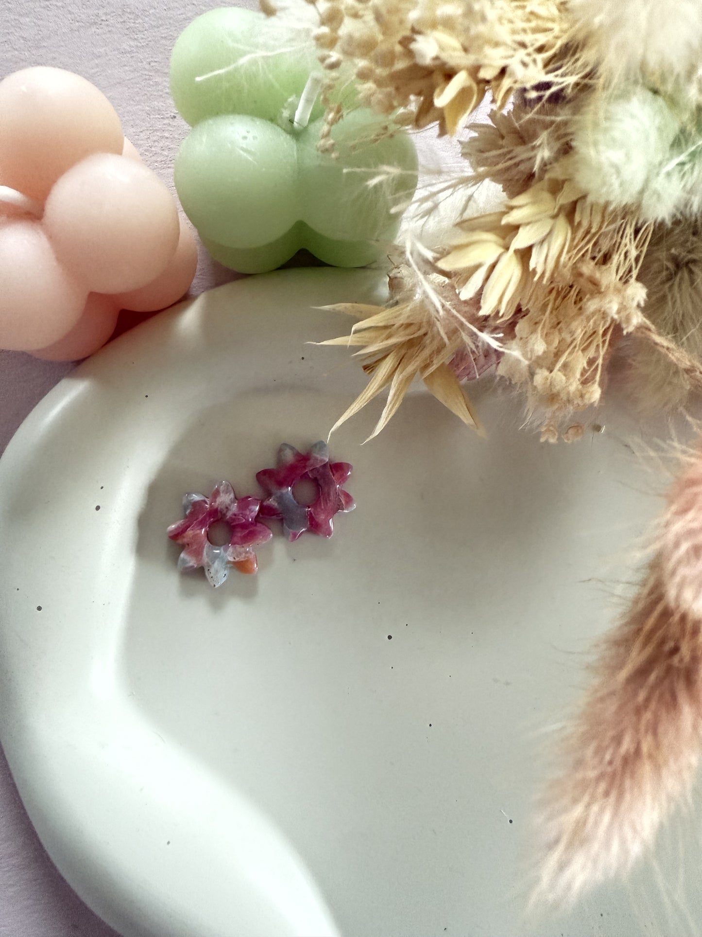 Charms Helie marbré multicouleurs