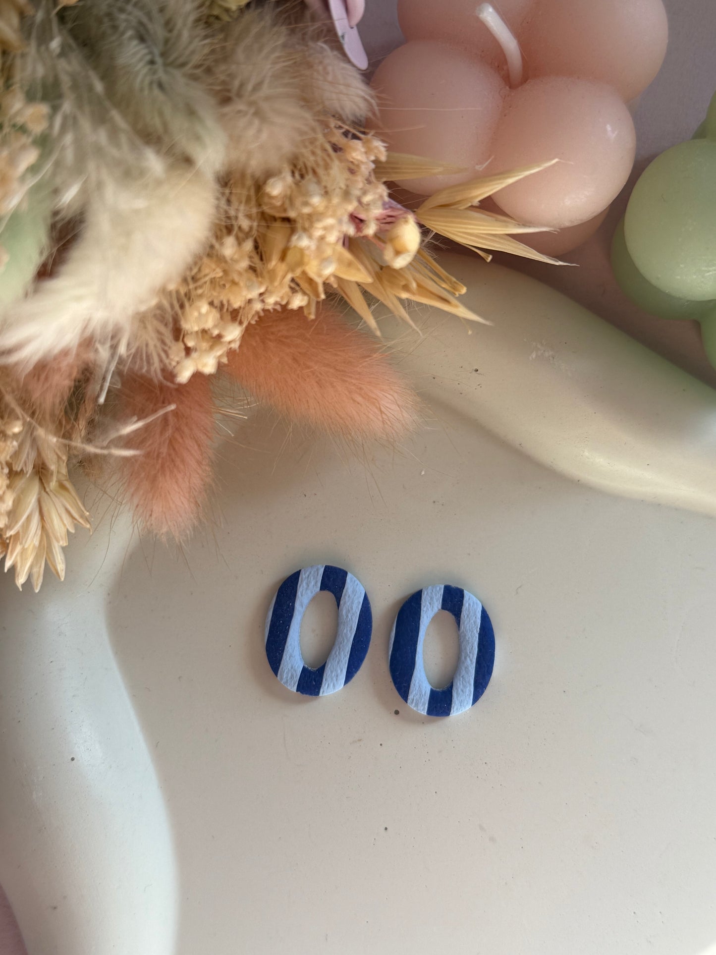 Charms Linea lignes bleu claire/foncé L