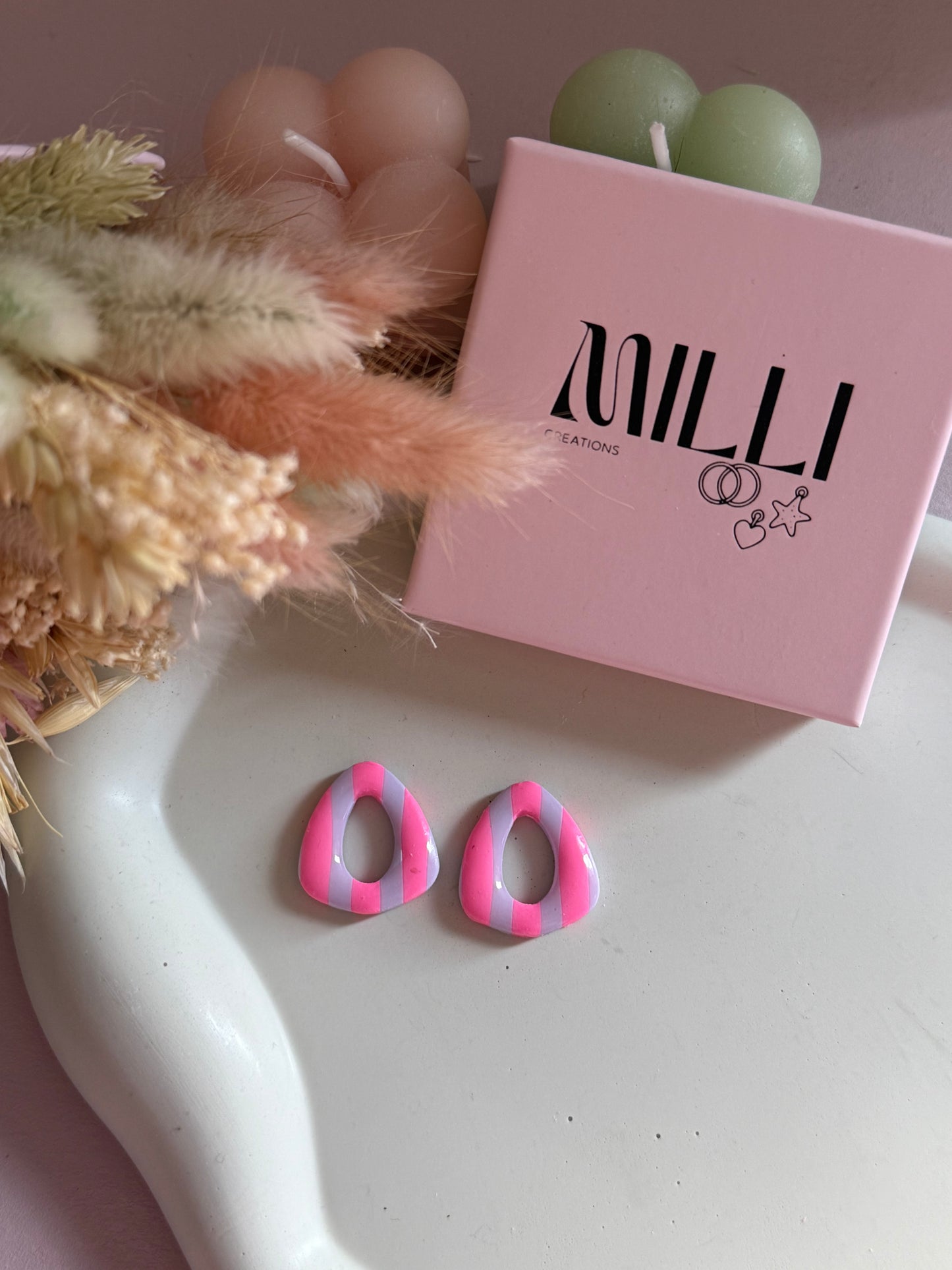 Charms Sofia lignes lilas/rosebonbon