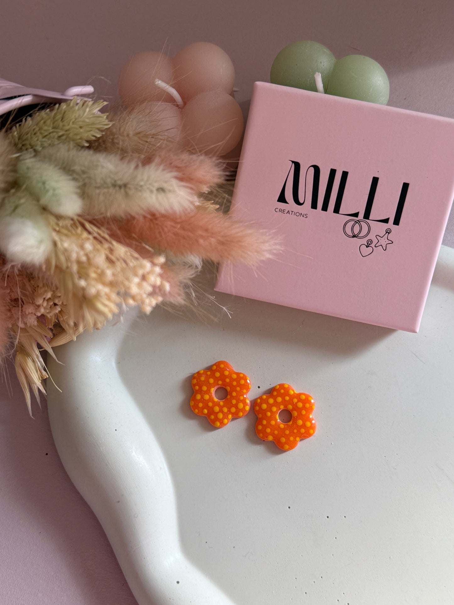 Charms Lucinda Orange pois jaune