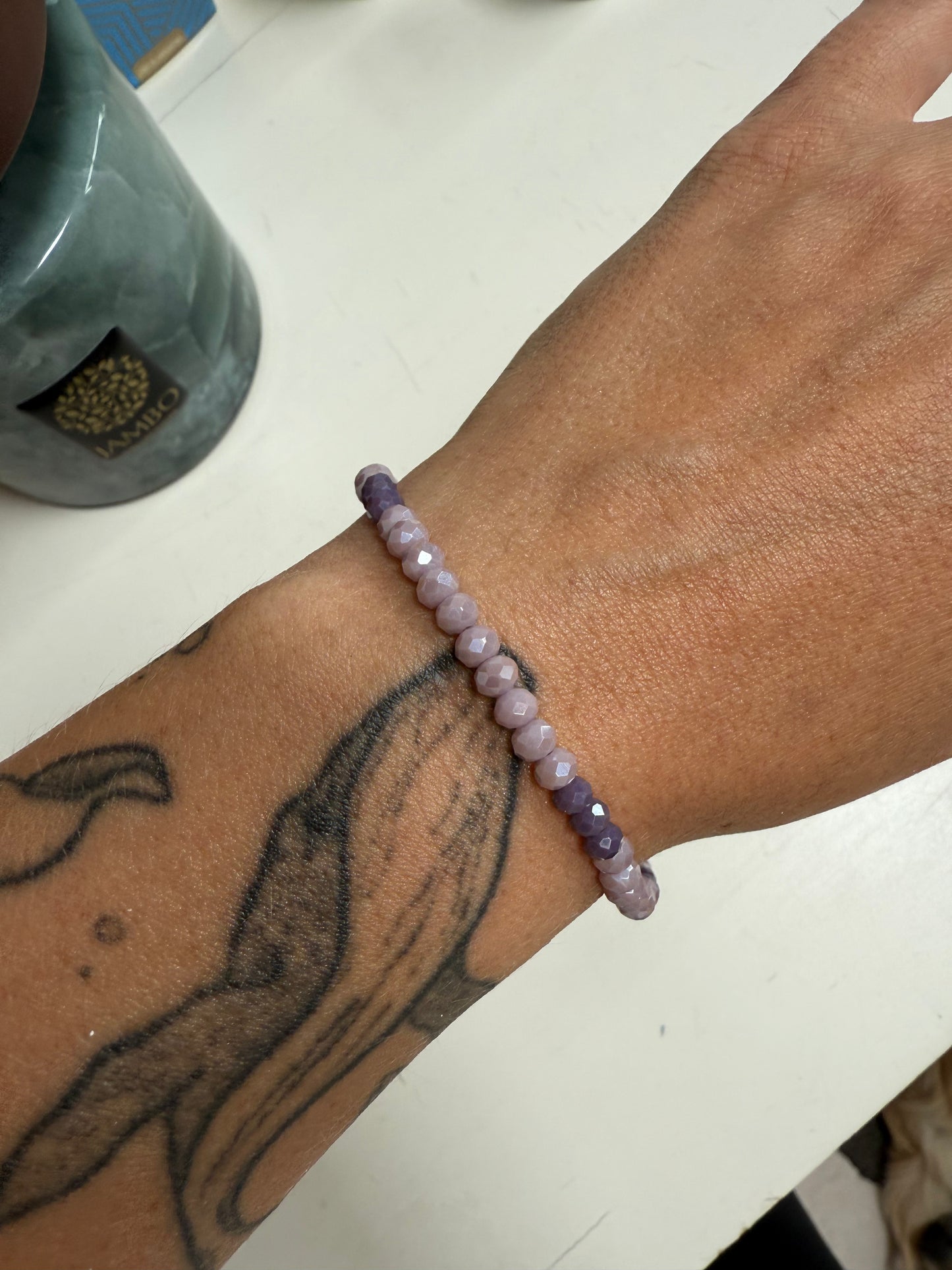 Bracelet Rose et Lavande