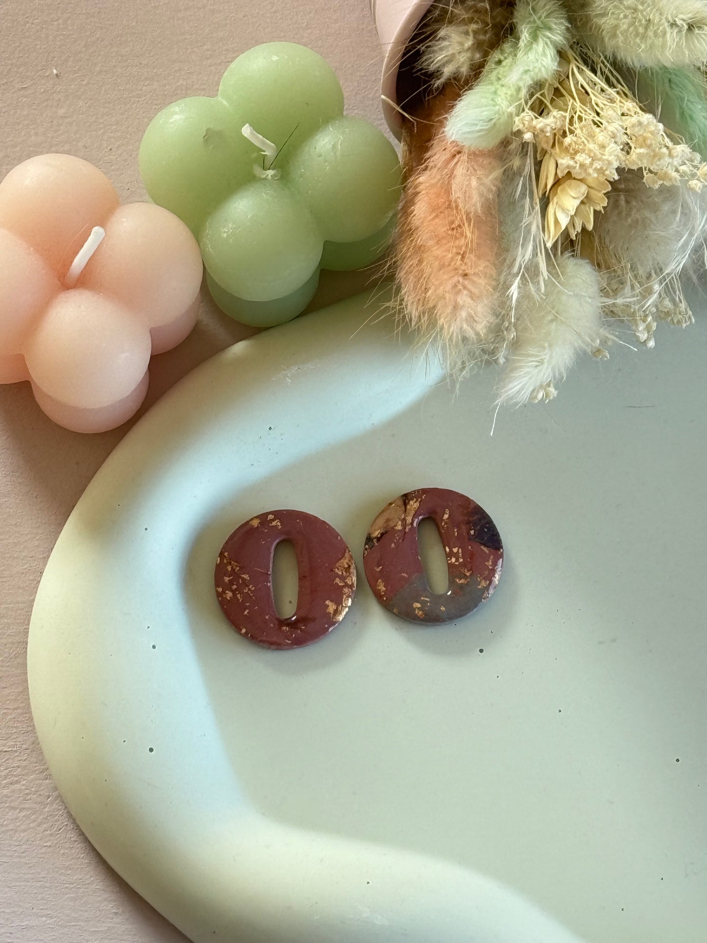 Charms Kate melange vieux rose