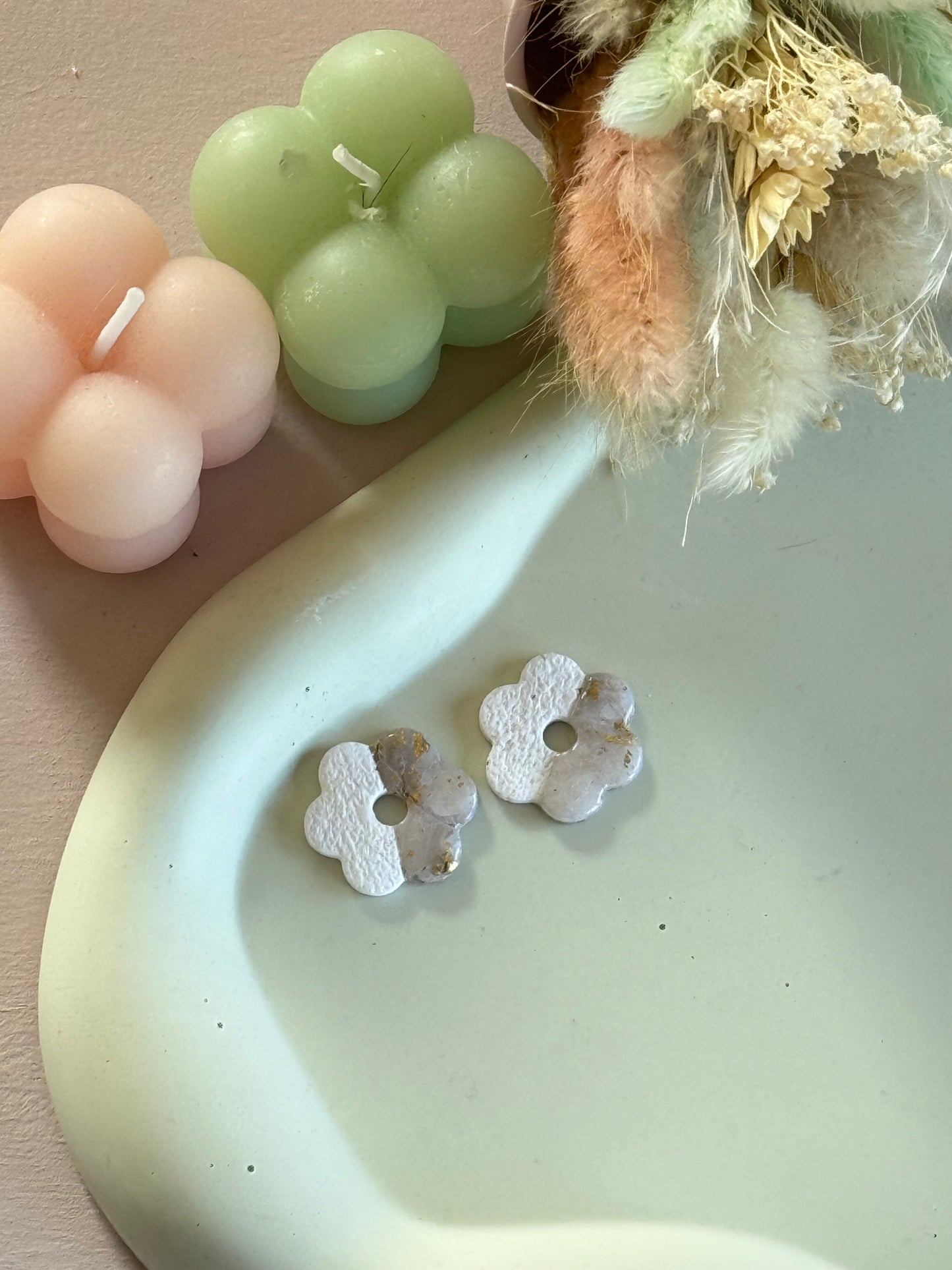 Charms Lucinda blanc effet sable/marbré