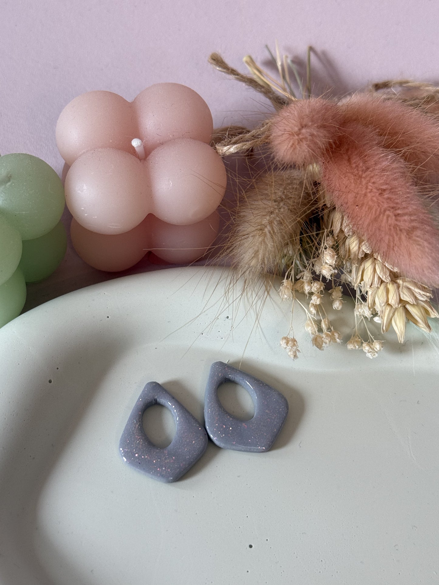 Charms Paloma Gris Paillettes