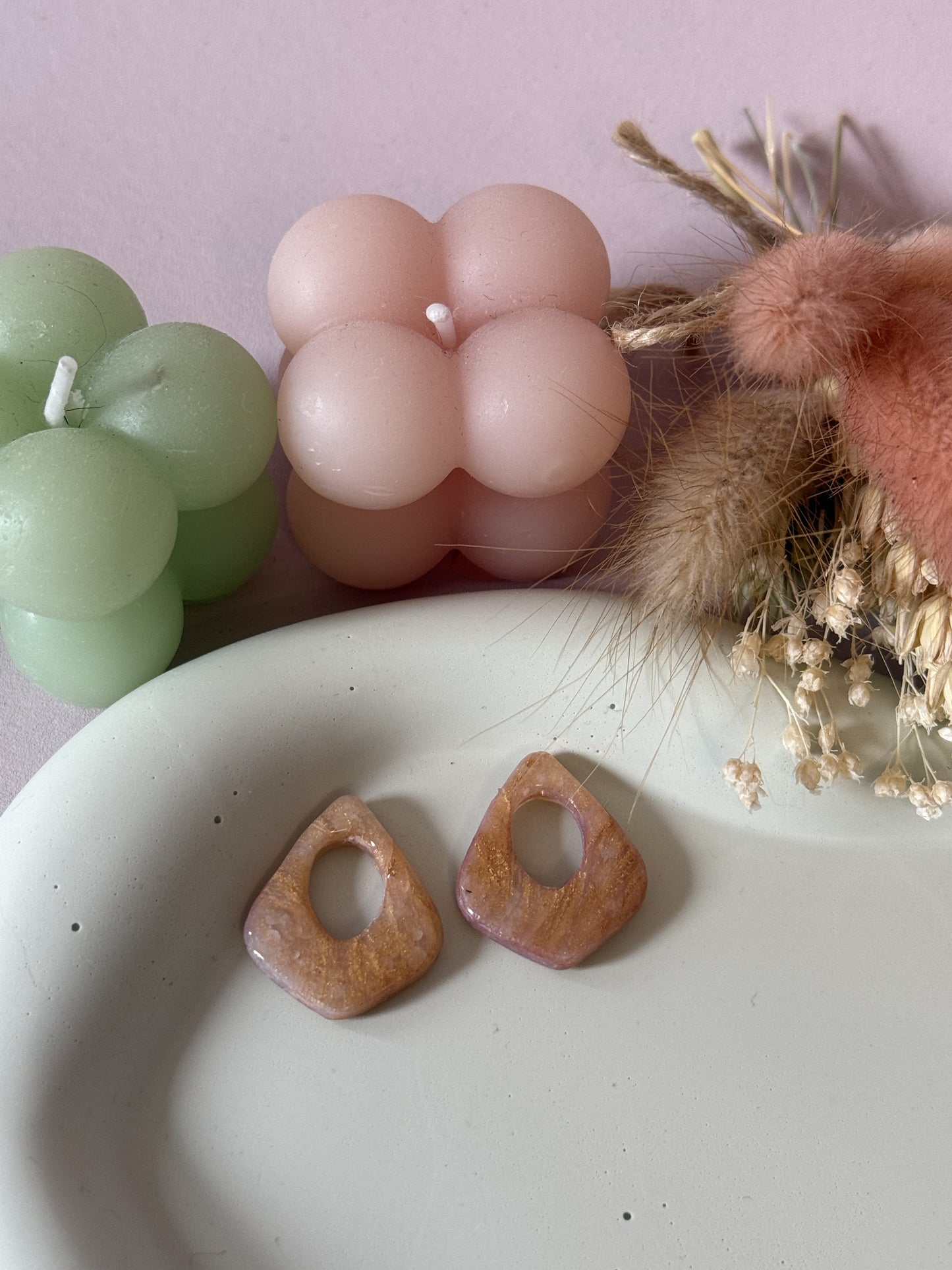 Charms Paloma Marbré Dorée