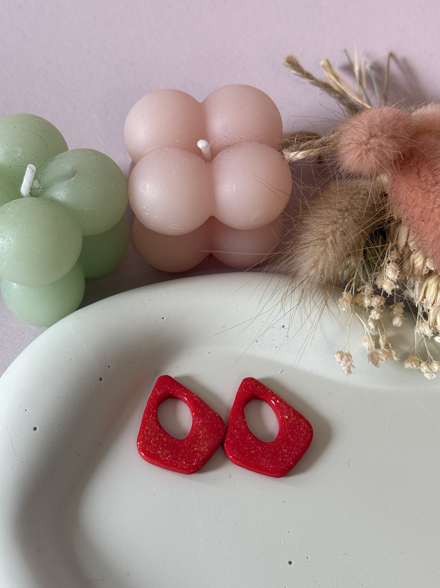 Charms Paloma Rouge Vif paillettes