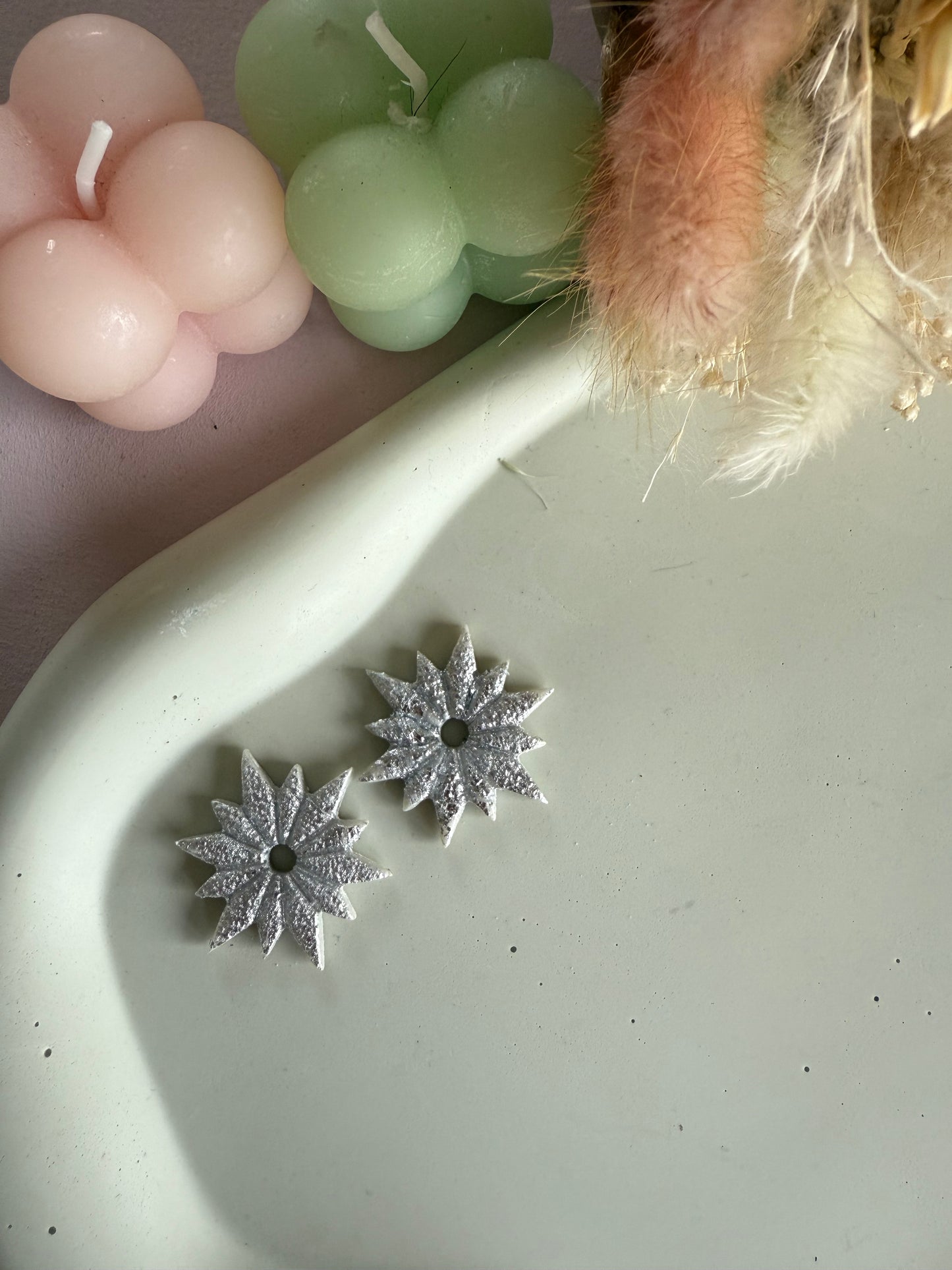 Charms etoile de noel argent