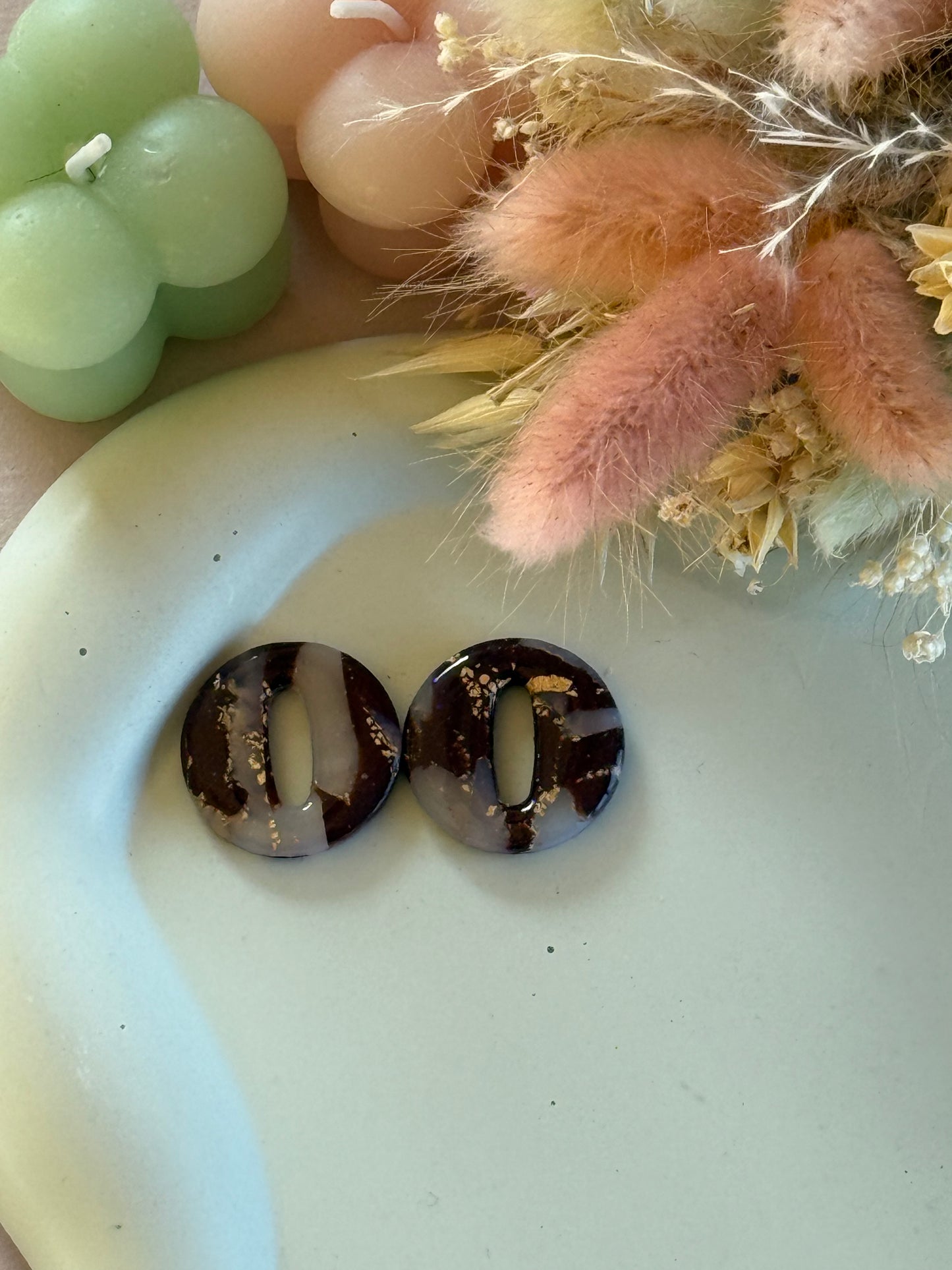 Charms Kate Brun/translucide/or