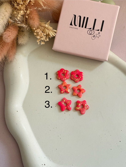 Mini Charm Rose fluo/translucide