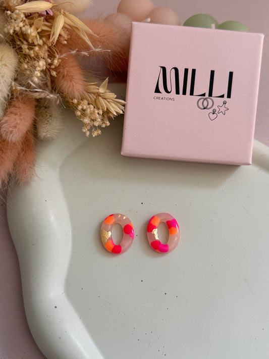 Charms Linea rose fluo/orange fluo/ rose bonbon M