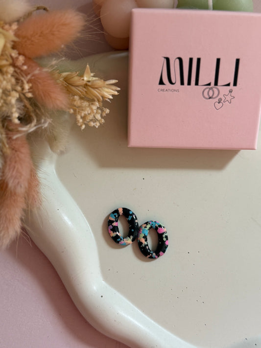 Charms Linea noir tache fluos M