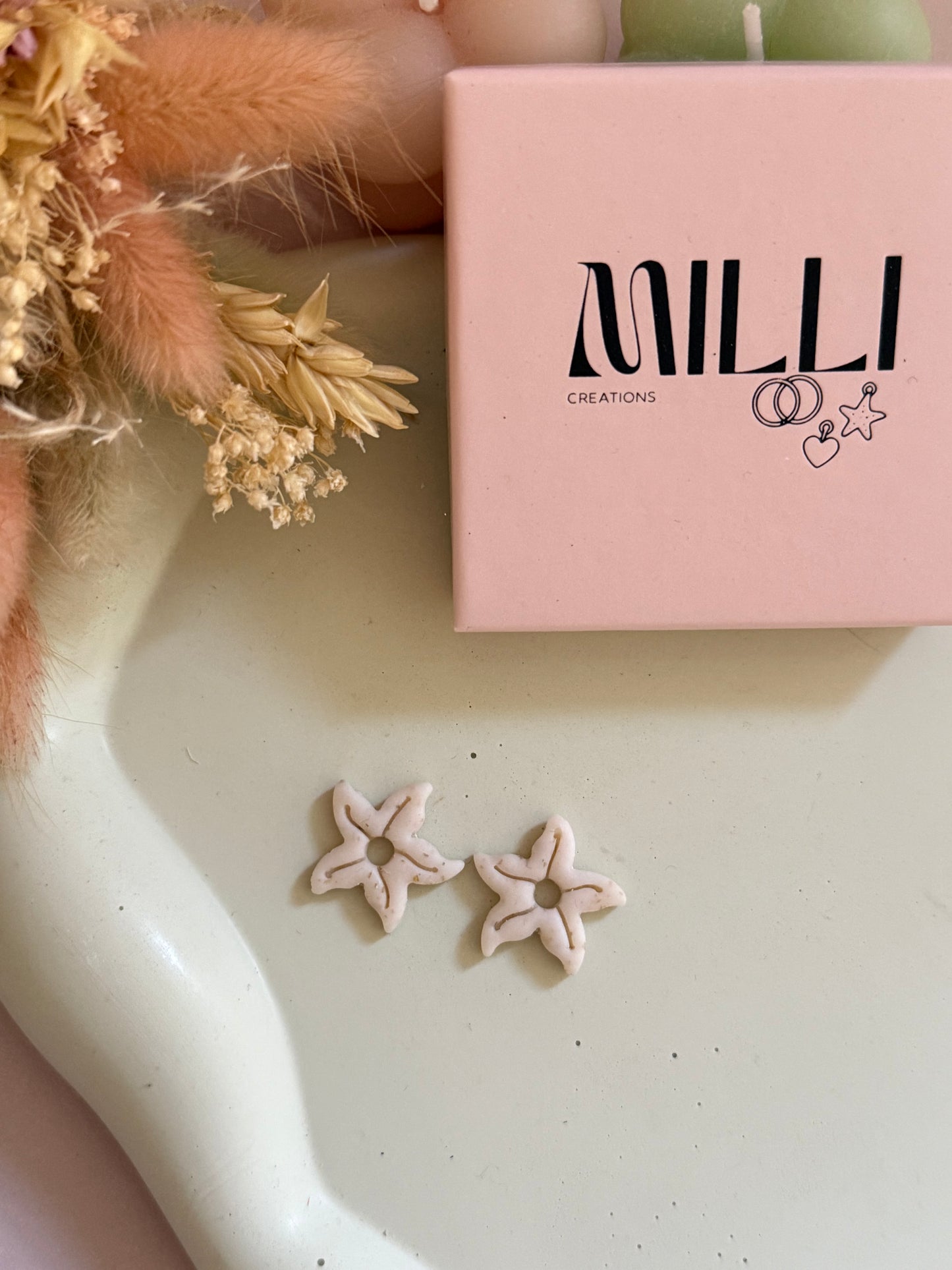 Charms Starfish blanc avec taches