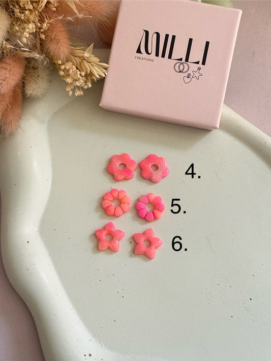 Mini Charm Rose fluo/translucide