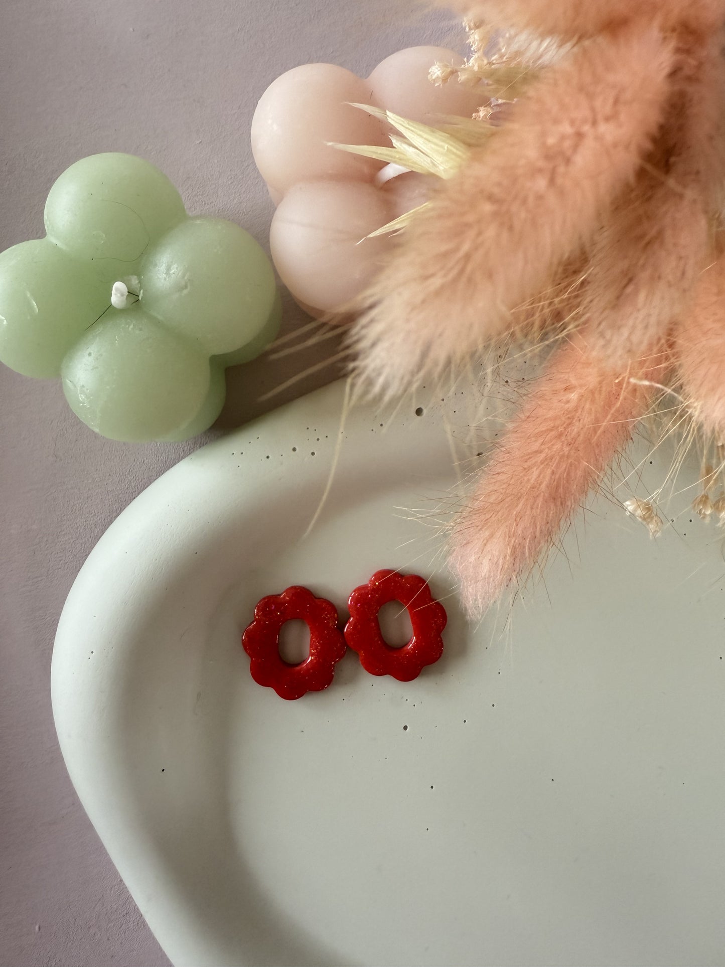 Charms Romy Rouge Vif paillettes