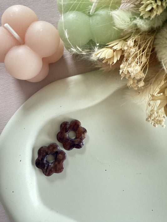 Charms Lucinda translucide brun noir