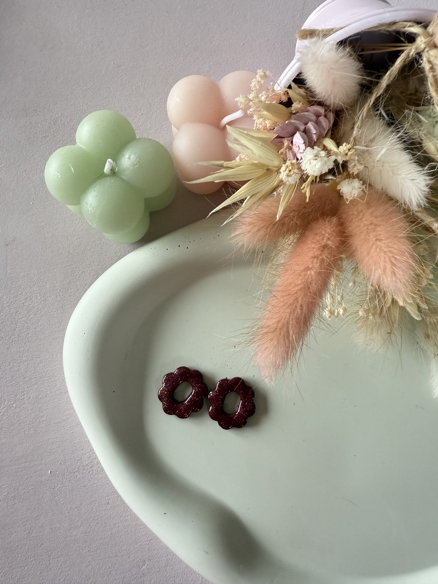 Charms Romy Bordeaux Paillettes