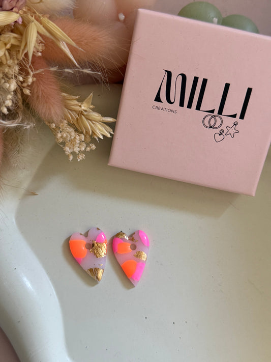 Charms June translucide rose bonbon/orange