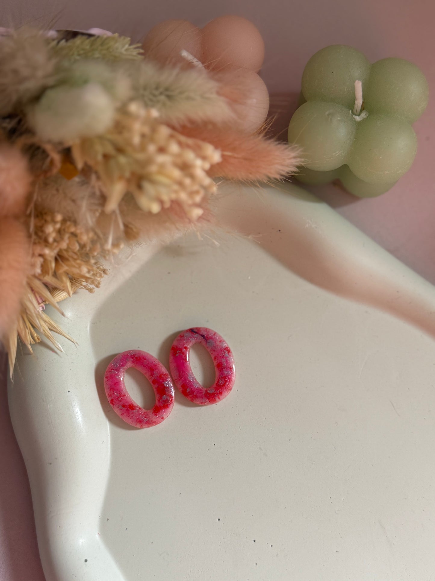 Charms Linea peinture rose/rouge