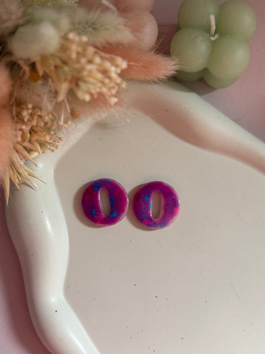 Charms Kate peinture mauve/rose L