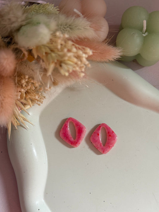 Charms Alice peinture rose/rouge