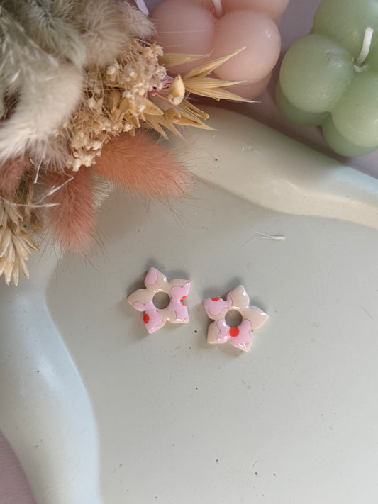 Charms Martha ivoire fleur rose