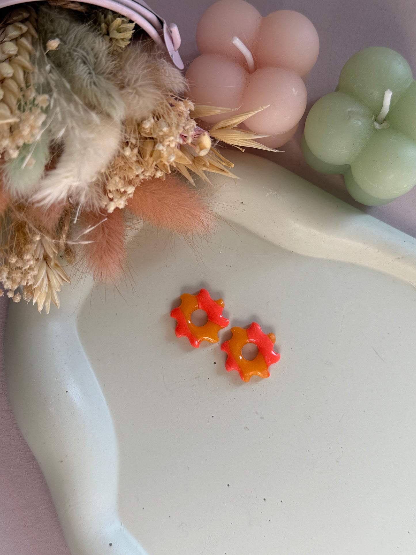Charms Sole lignes Orange translucide/mandarin
