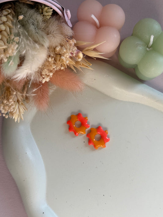 Charms Sole lignes Orange translucide/mandarin