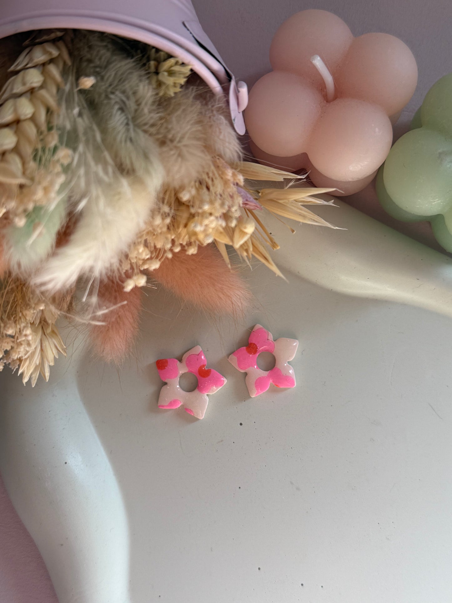 Charms Martha livoire fleur rose bonbon