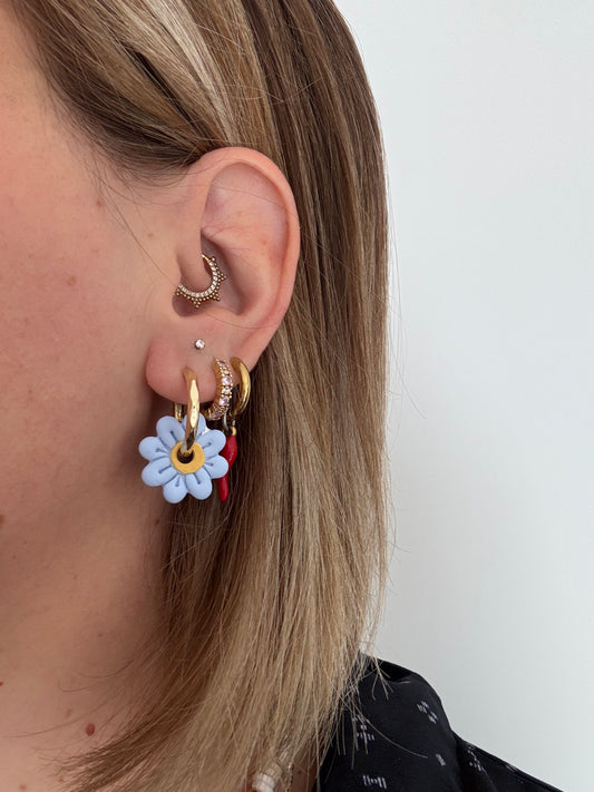 Charms Marguerite Bleu pale