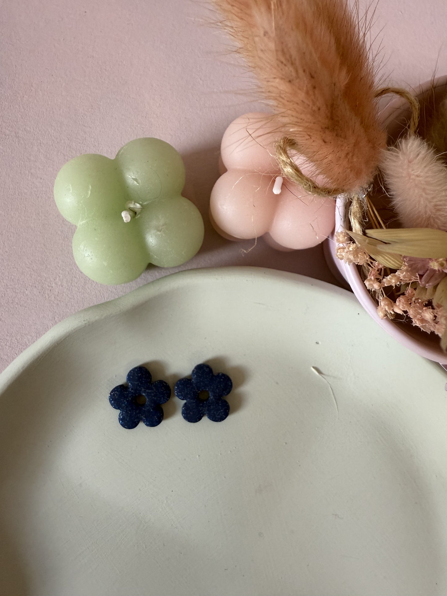 Charms Leslie bleu paillettes