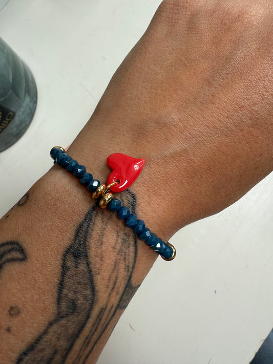 Bracelet Blue Pearl