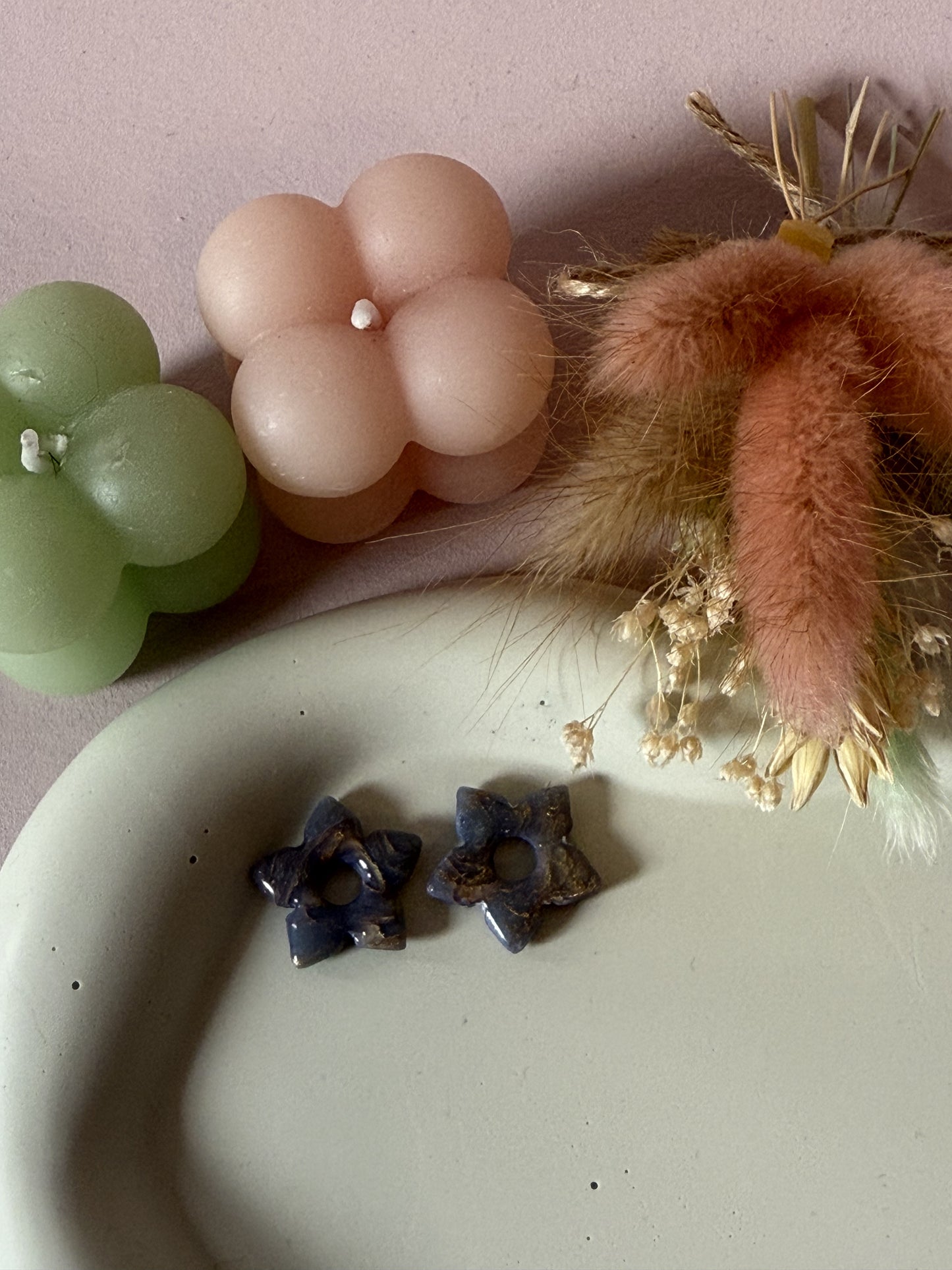 Charms Martha marbré gris or