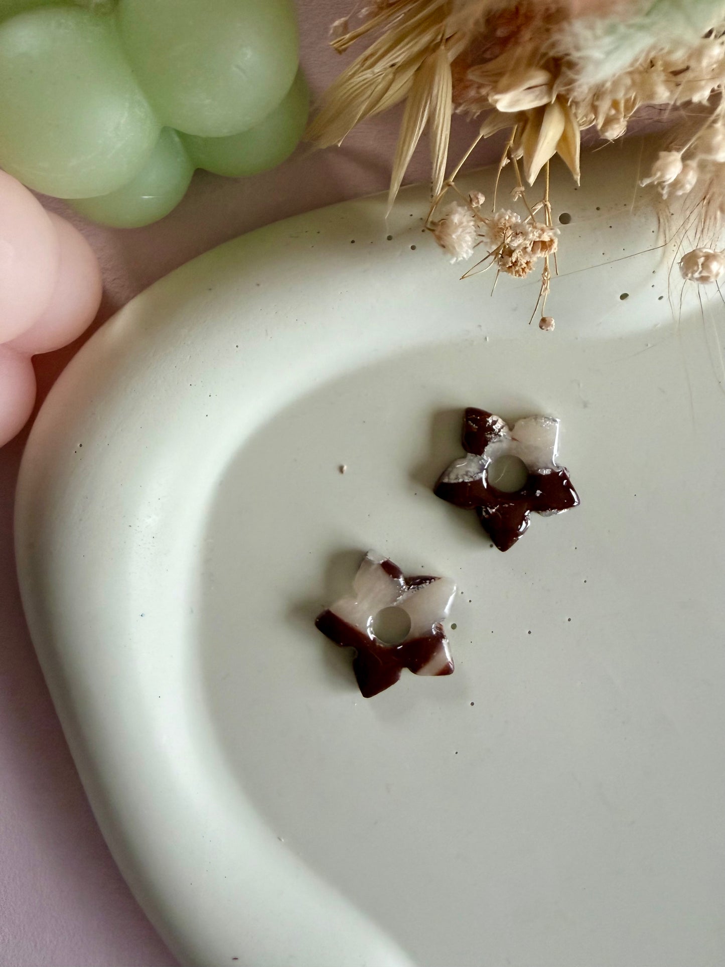 Charms Martha Brun/translucide/Argent