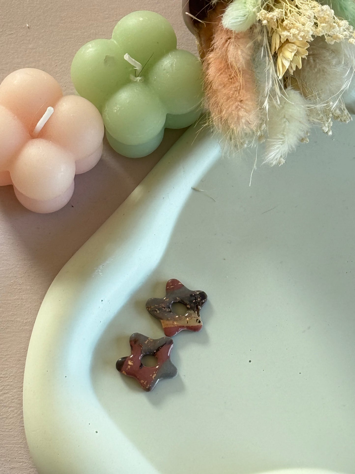 Charms Lili melange de couleurs vieux rose 2