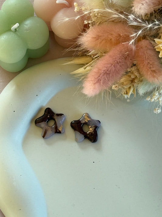 Charms Lili brun translucide or