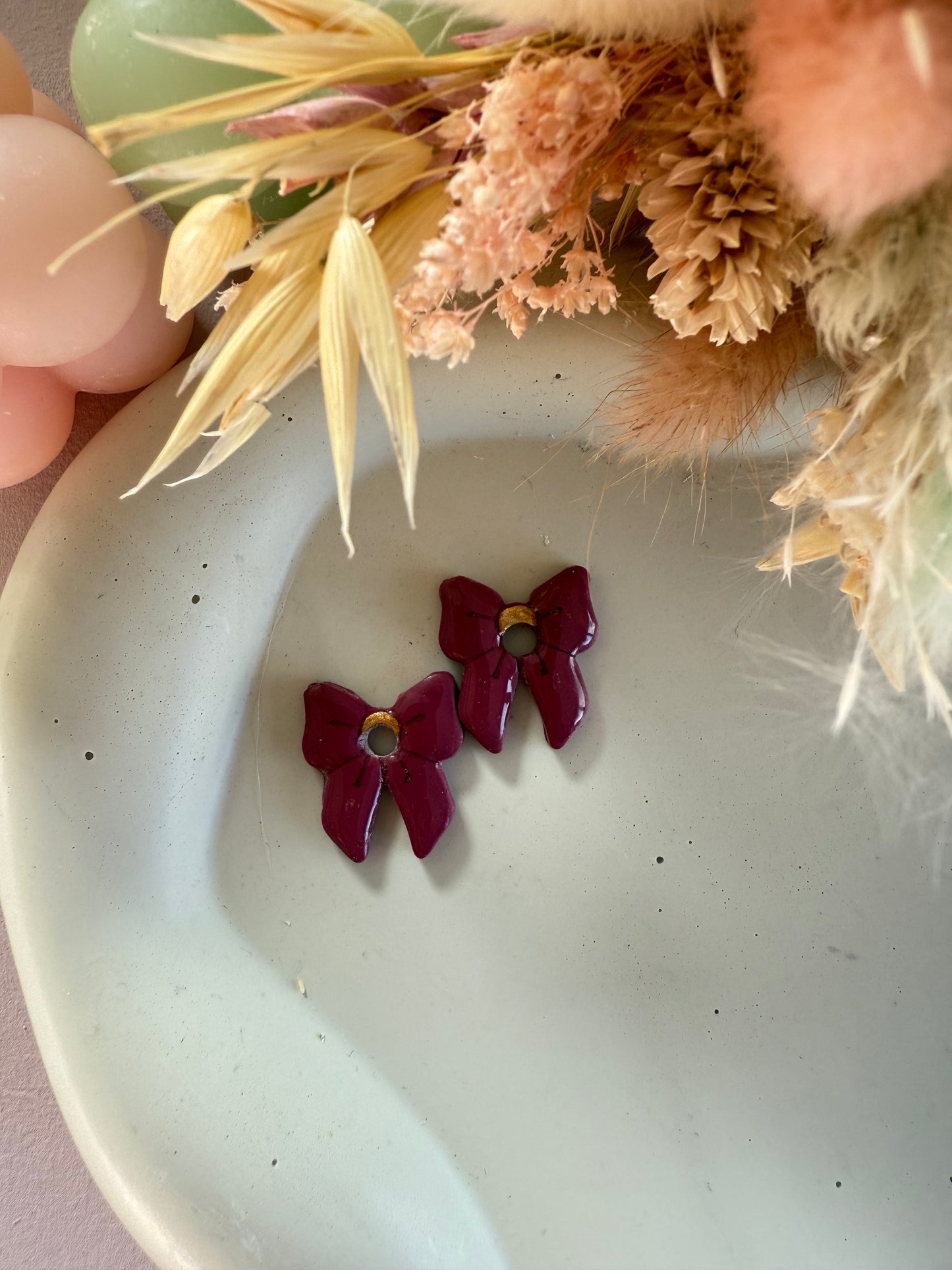 Charms Noeud Pap Cabernet L