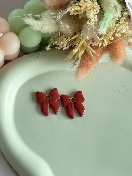 Charms Noeud Pap bordeaux L