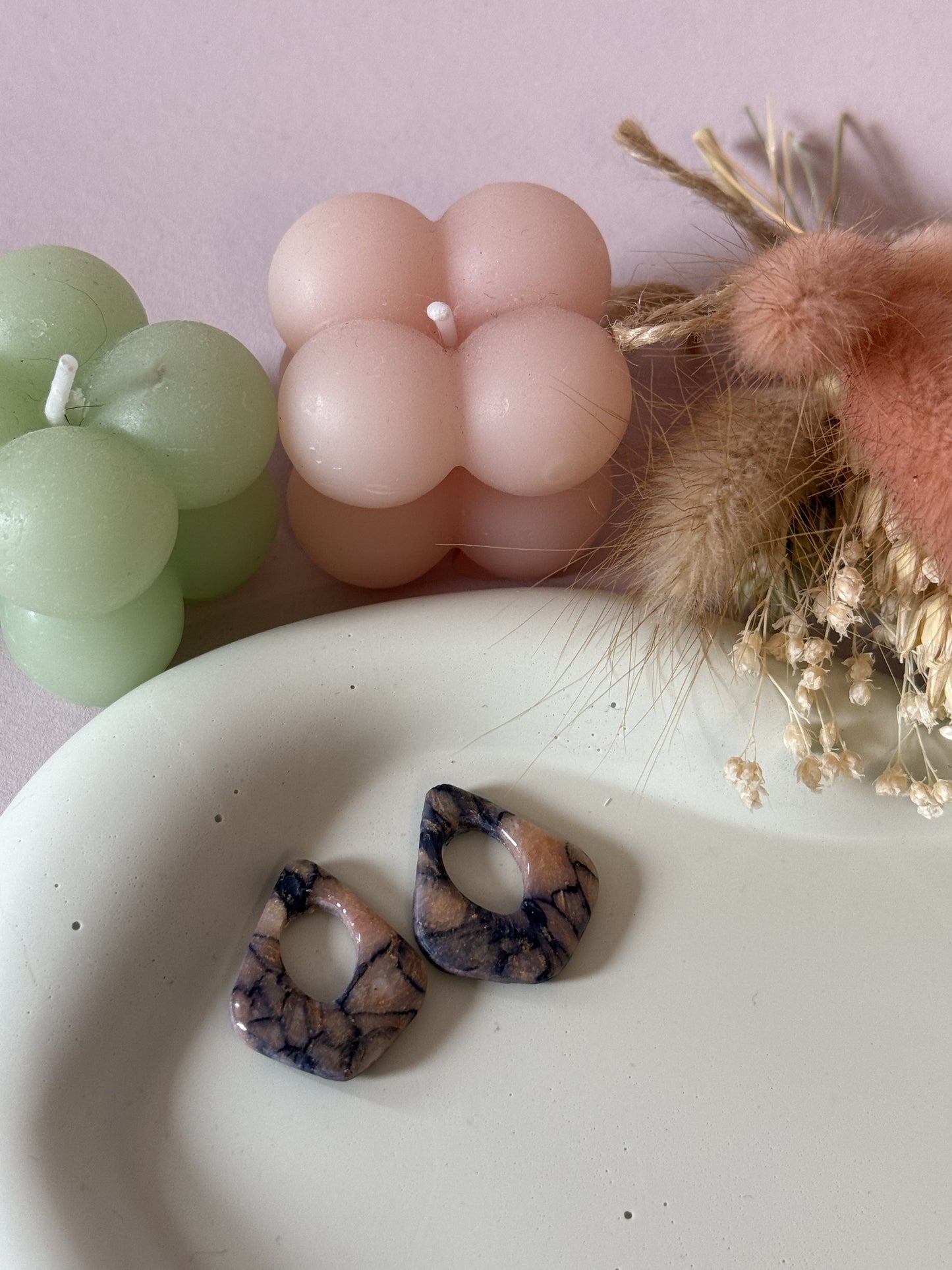 Charms Paloma Marbré Gris/bronze