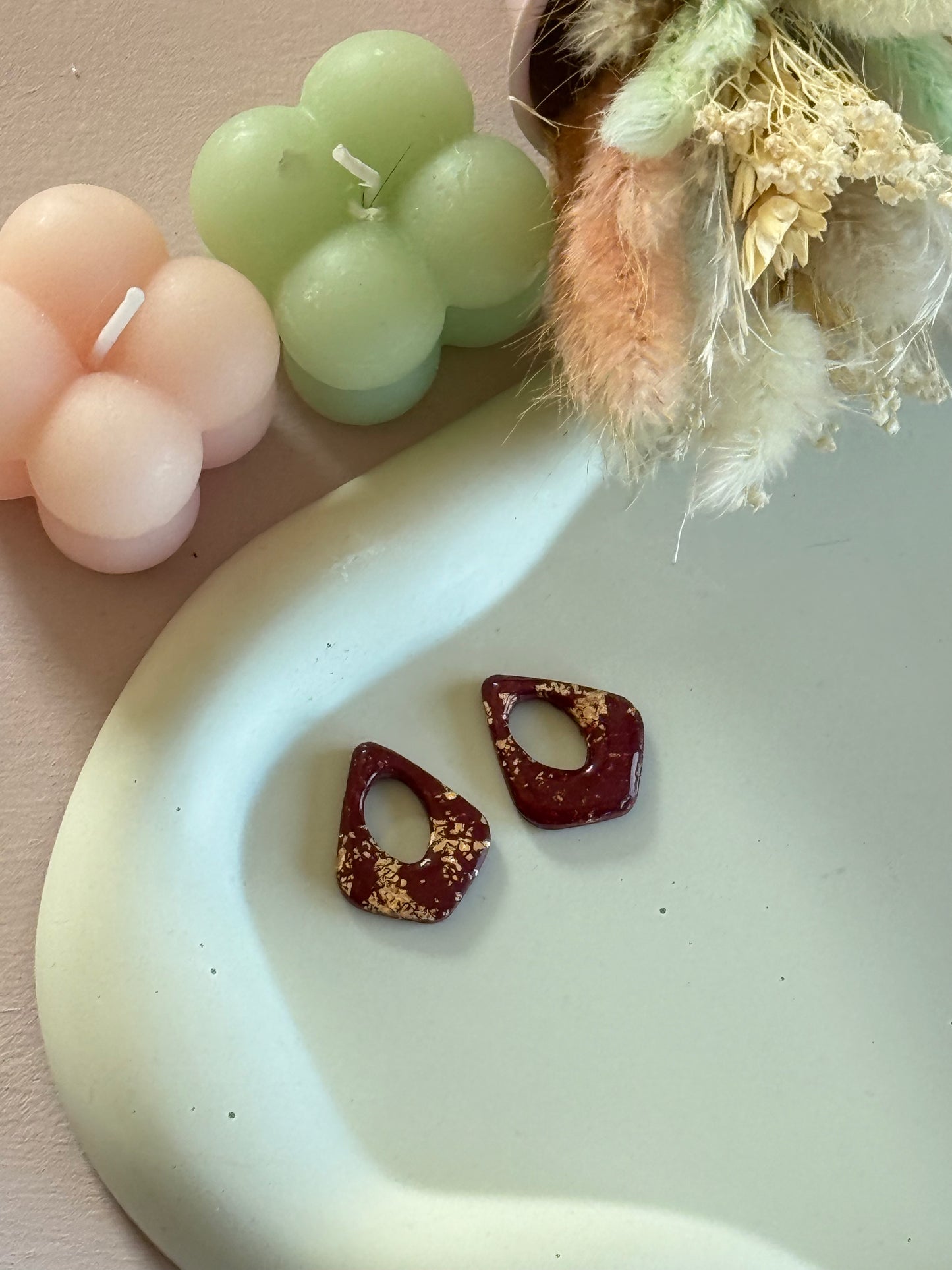 Charms Paloma Bordeaux/or