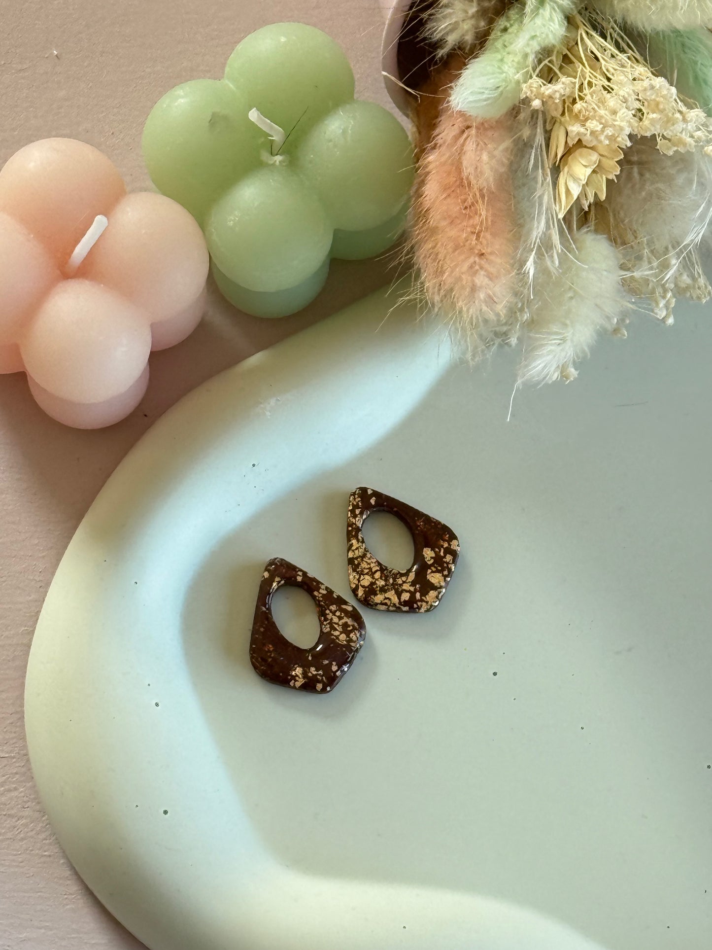 Charms Paloma Brun/or