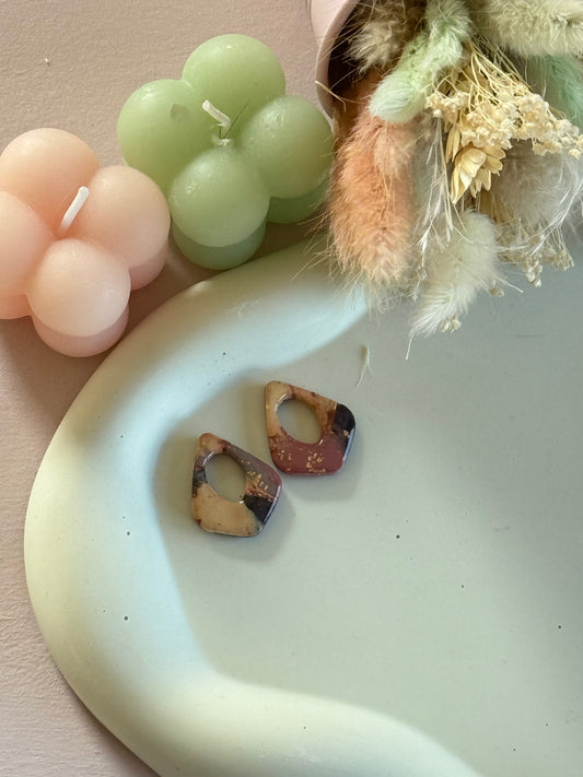 Charms Paloma taches de couleurs vieux rose