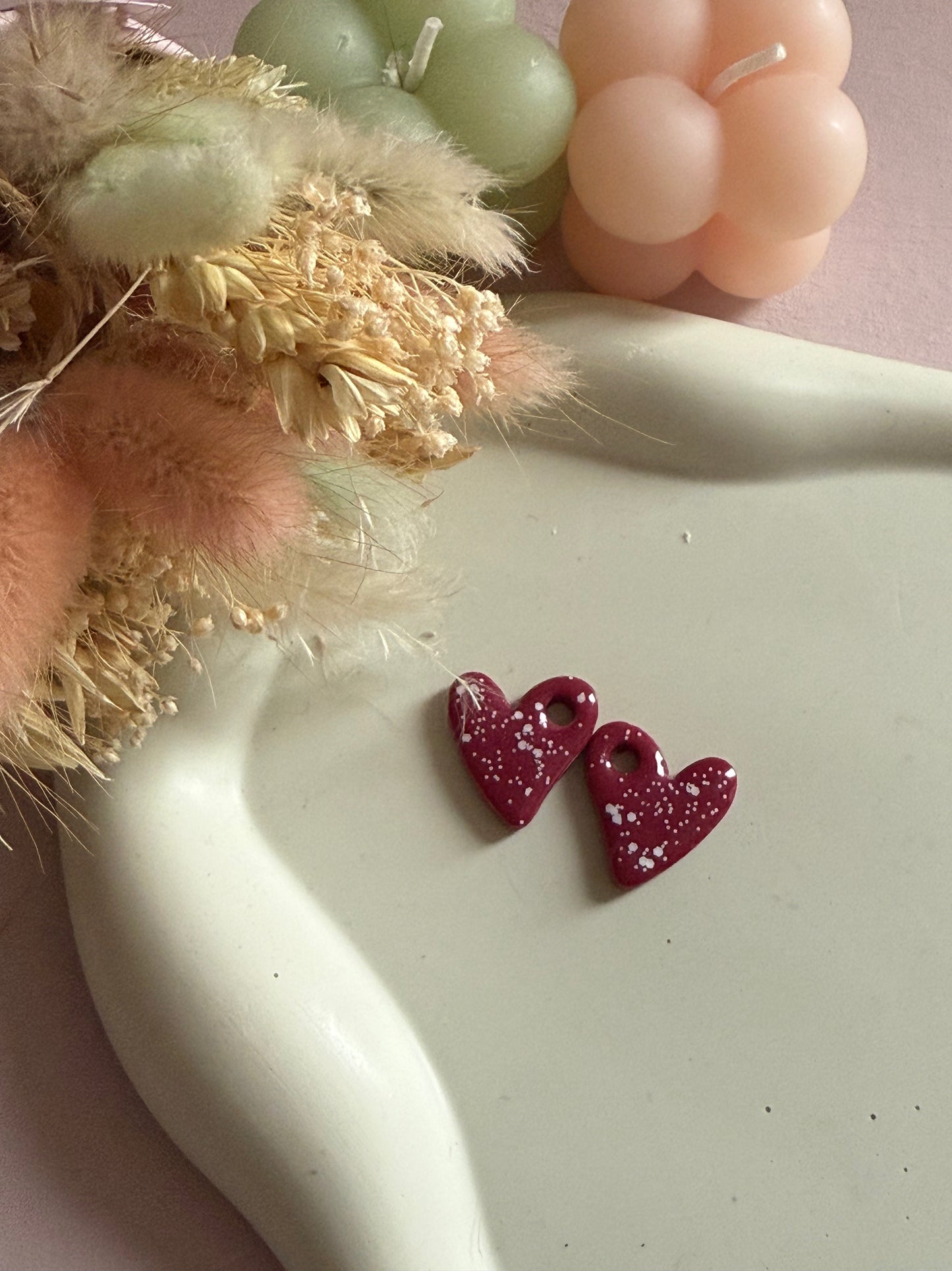 Charms Pauline Amarante effet neige