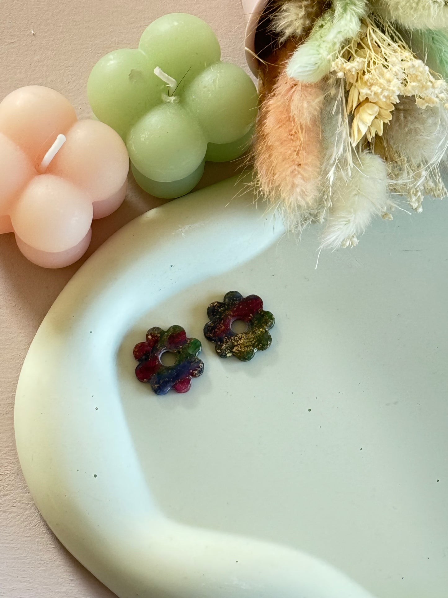 Charms Radia bleu/vert/rouge