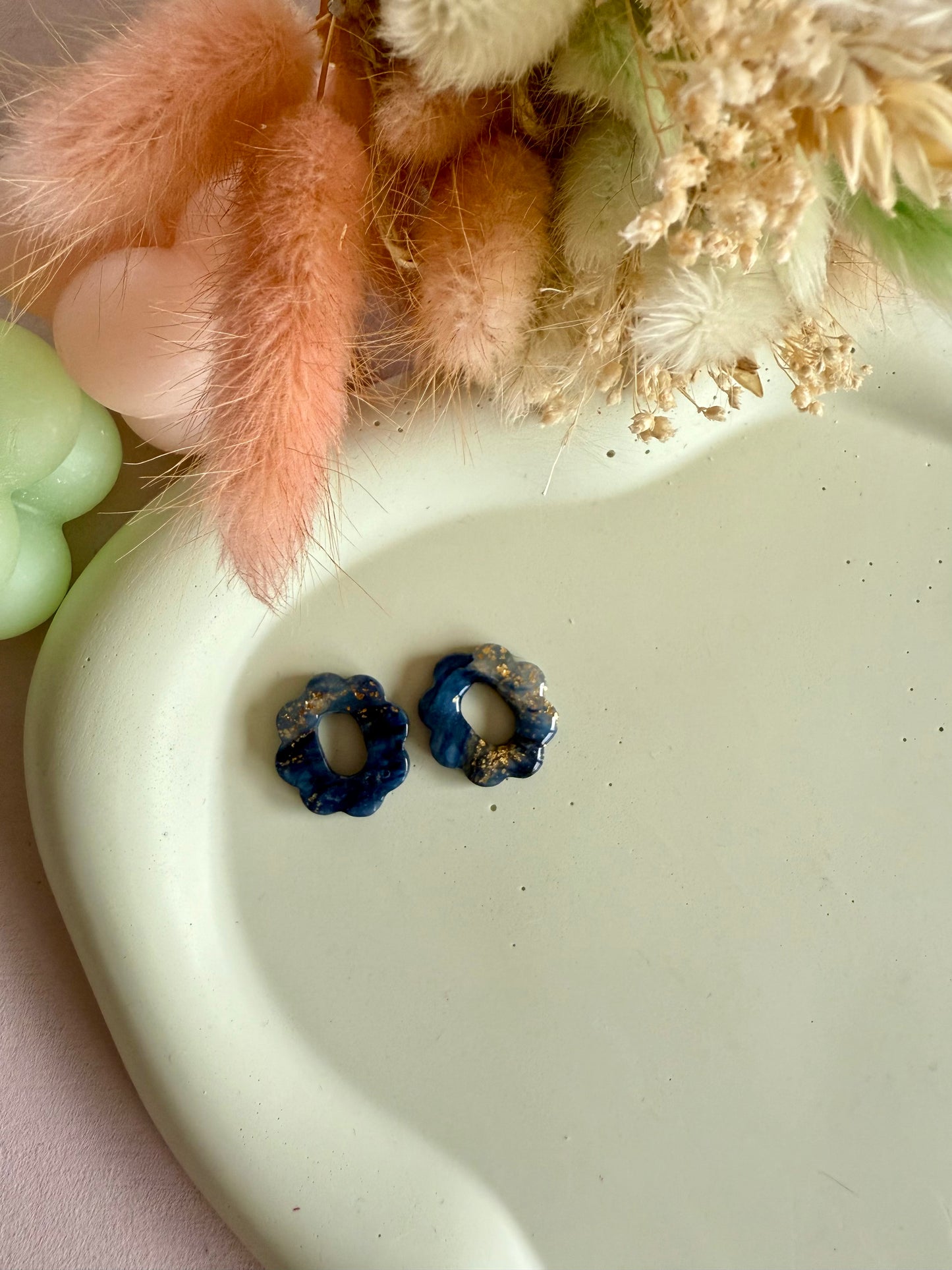 Charms Romy bleu nuit or